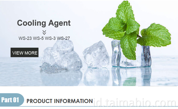 Grosir grade food lmenthyl laktat alkohol zat pendingin larut